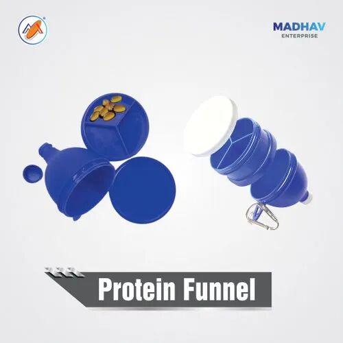 Plastic Protein Powder Funnel, Shape : Round