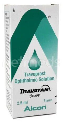 Plastic Travaton Eye Drop, Bottle Size : 5 ml