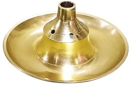 Brass Incense Stick Holder, for Worship, Color : Golden