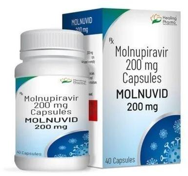 Molnuvid Molnupiravir Capsules, Packaging Type : Bottle