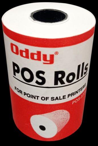 Oddy POS Billing Rolls, Roll Size : 79mm (width) x 25 Mtrs