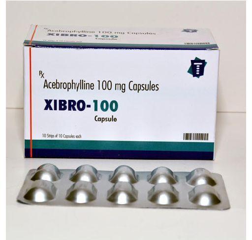 Acebrophylline Capsule, Packaging Size : 10x10