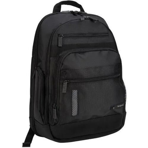 Plain Polyester Boys College Bag, Color : Black