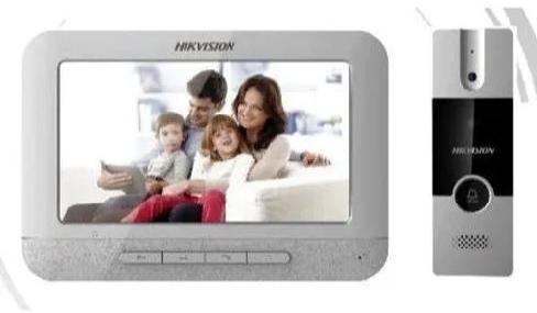 Plastic Hikvision Video Door Phone, Display Type : LCD