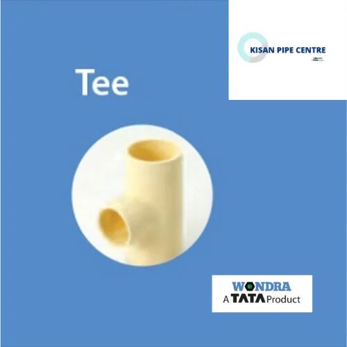 TATA cPVC Tee, Color : Cream