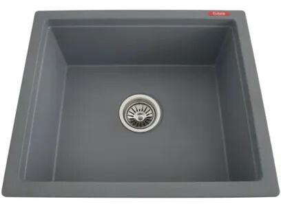 Square Quartz Futura Kitchen Sinks, Color : Grey