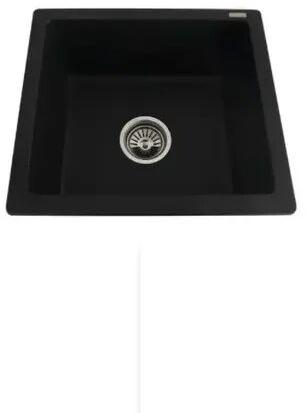 Rectangular Quartz Futura Kitchen Sinks, Color : Black