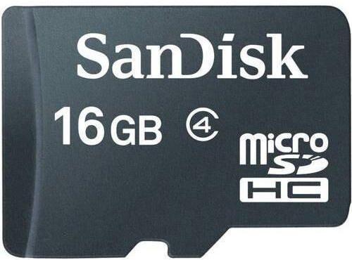 Micro SD Memory Card, Capacity : 16 GB