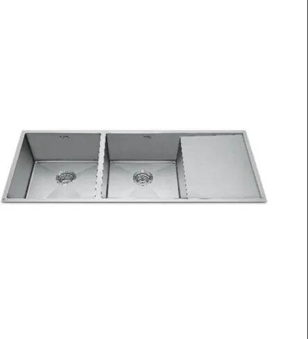Square Stainless Steel Sink, Color : Grey