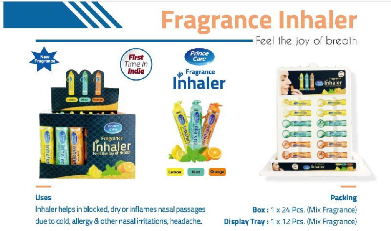 Fragrance Inhaler, for Nasal Congestion