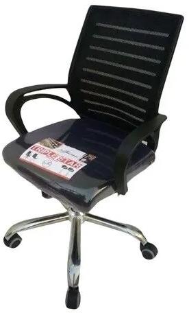 Plastic Executive Revolving Chair, Color : Black