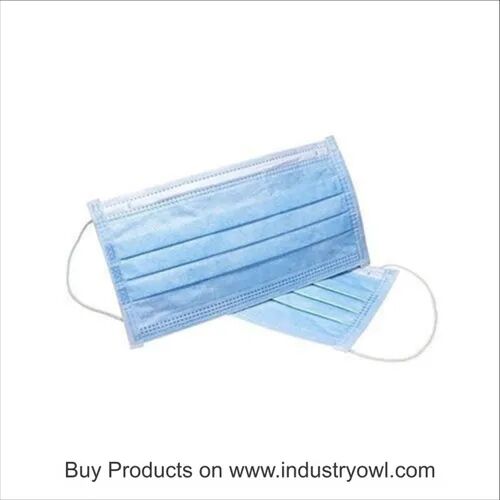 3 Ply Disposable Face Mask, for Medical Purpose, Color : Blue