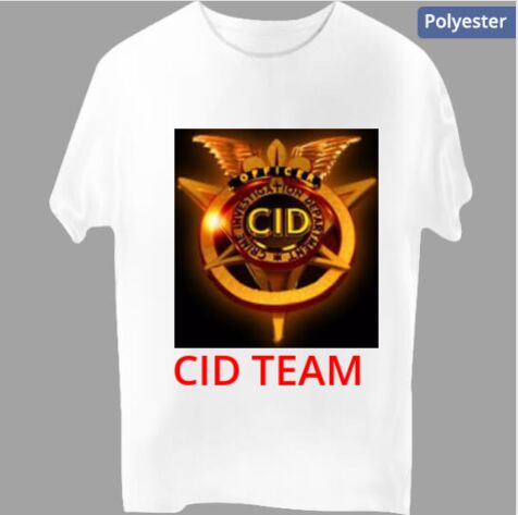 cid logo printed tshirt
