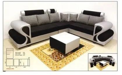Wooden l shape sofa set, Seating Capacity : 6-7 Seater