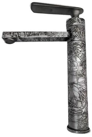 Aluminium Tall Body Pillar Cock, Color : Black