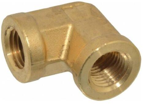 DIJ BRASS FEMALE ELBOW, for Gas Fittings, Color : GOLD