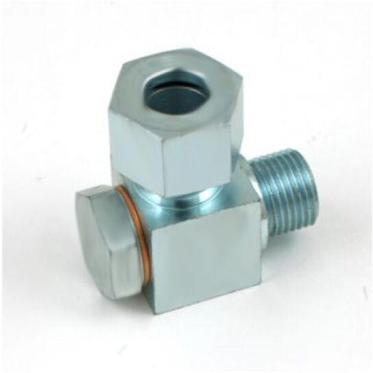 High Pressure MS hydraulic banjo elbow fitting, for Industrial Use, Size : 1/2Inch, 1inch, 3/4Inch