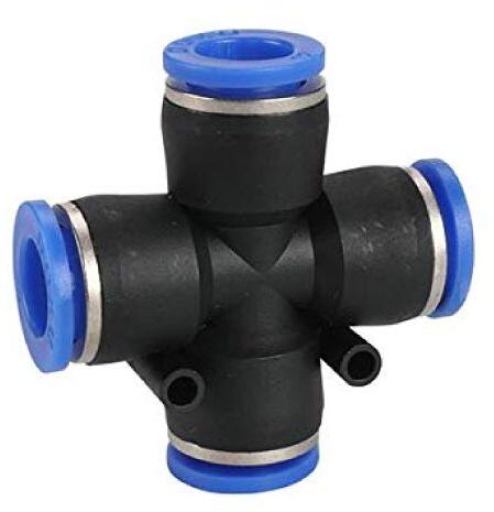PNEUMATIC EQUAL CROSS, for Chemical Handling Pipe, Size : MM