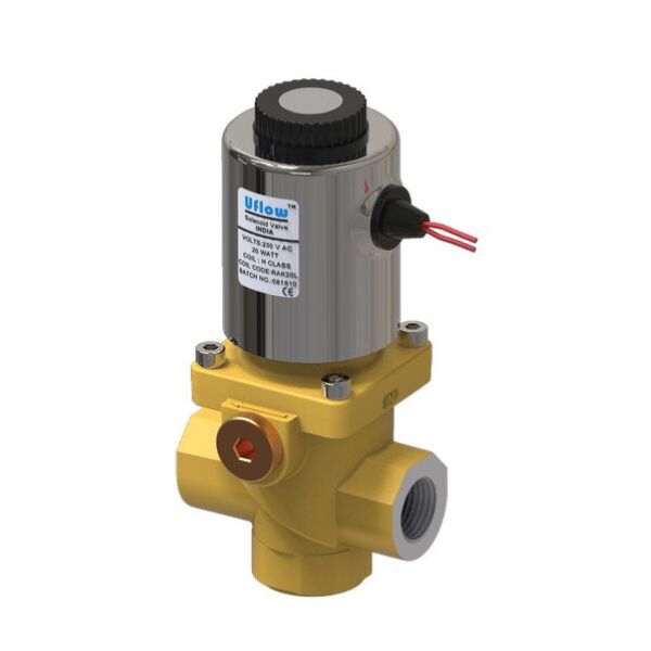 pneumatic gas solenoid valve