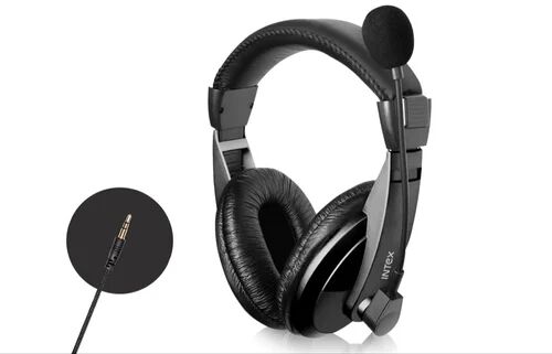 Intex Headphone, Color : Black