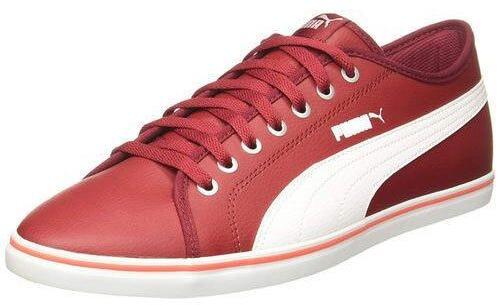 Canvas Mens Sneaker Shoes, Color : Red White