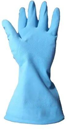 Rubber Hand Gloves, for Construction, Pattern : Plain