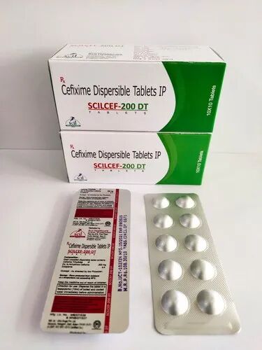 Cefixime Dispersible Tablets IP, Packaging Type : Box