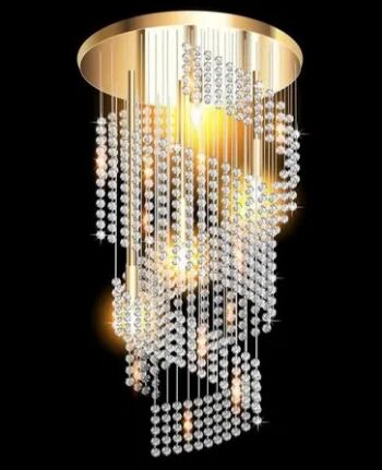 LED Hanging Crystal Light
