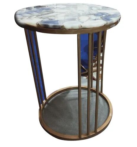 Round Stainless Steel Table, for Hotel