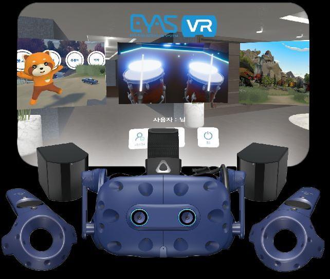 Eyas virtual reality simulator gaming machine