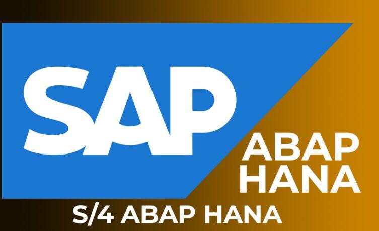 S4 Hana ABAP Training from Hyderabad