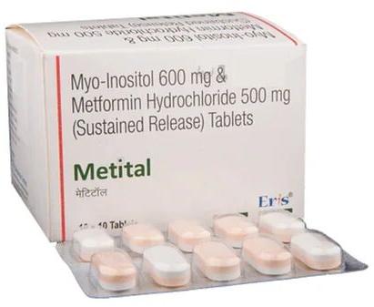 Metital Tablet, for Hospital, Packaging Type : Strips