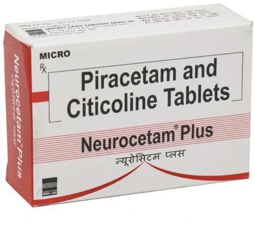 Neurocetam Plus Tablet, Packaging Type : Blister