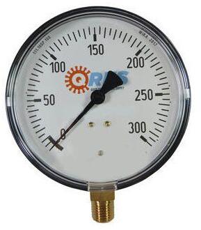 Water Pressure Gauge, Dial Size : 4 inch / 100 mm
