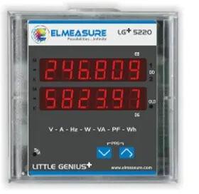 Elmeasure 295g Dual Source Energy Meter, Phase : Single