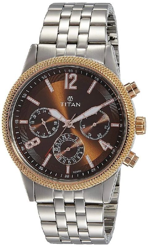 Titan Watches, Strap Material : Stainless Steel 