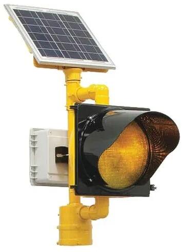 Solar Traffic Light, Color : Yellow (Light)