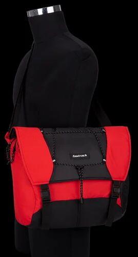 Polyester  Fastrack Messenger Bags, Color : Red