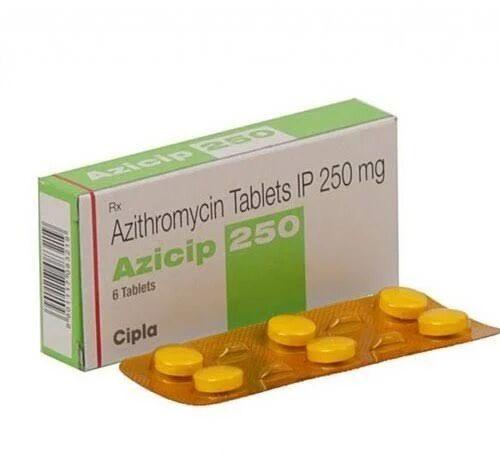 Azicip Tablets, Packaging Type : Blister