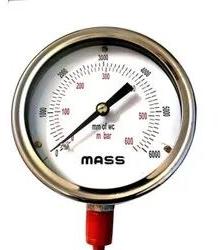 Low Pressure Gauge, Dial Size : 4 inch / 100 mm