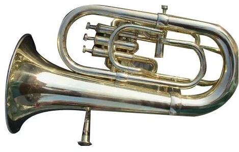 Brass Euphonium, Color : Silver