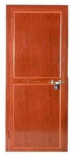 Finished PVC Fiber Door, Color : Brown