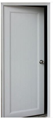 UPVC Toilet Door, Frame Color : White
