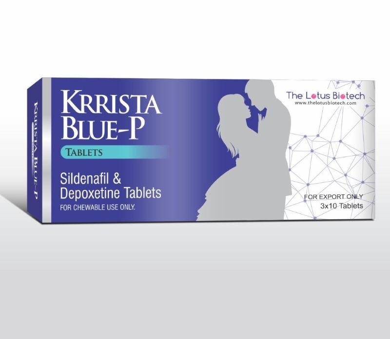 Krrista blue-p tablet, Packaging Type : Box
