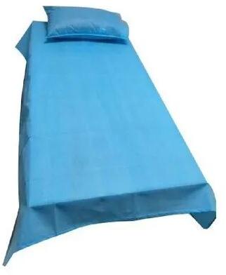 Plain Non Woven disposable bed sheet, Size : 160 x 225 cm