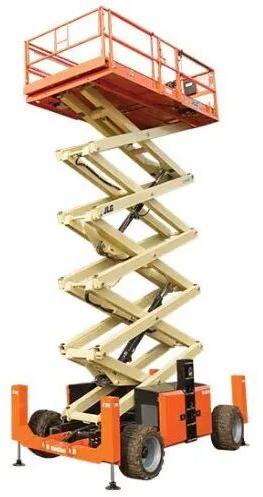 Diesel Operated Scissor Lift, for Industrial, Capacity : 900 Kg