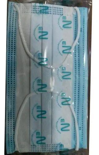 Non Woven Disposable Face Mask, for Anti Dust, Color : Blue