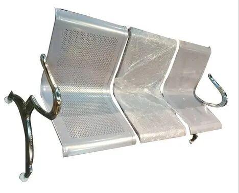 Stainless Steel Waiting Chair, Size : 1750 x 680 x 780mm