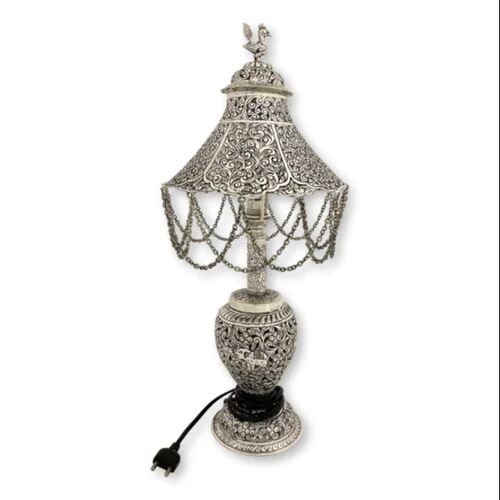 Silver Plated Antique Table Lamp
