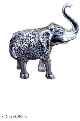 Silver Plated Elephant Statue, Packaging Type : Box